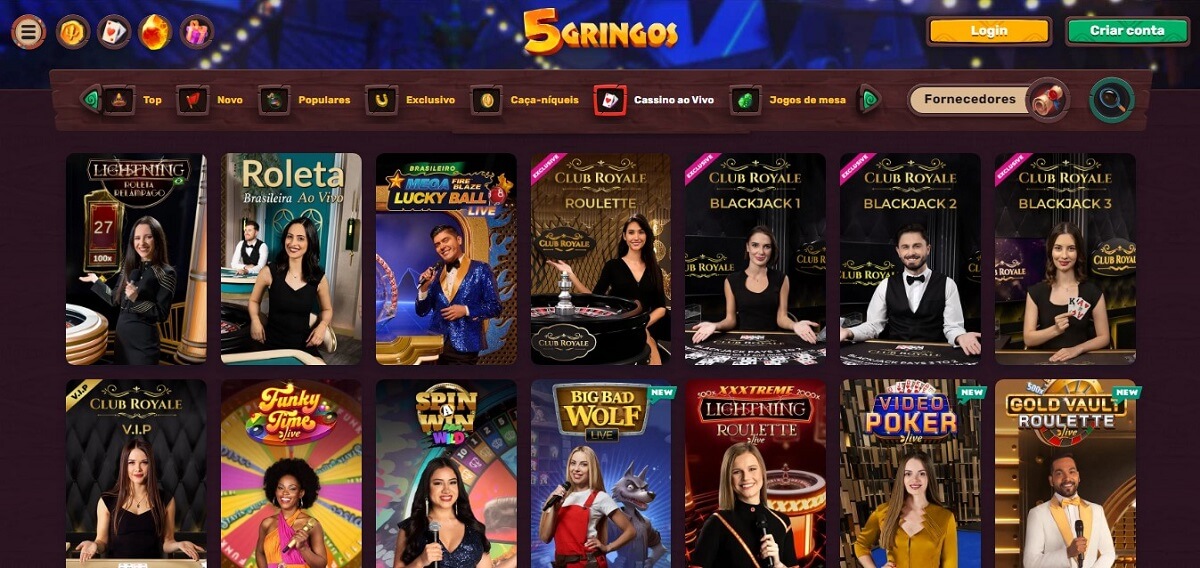 5gringos casino live games