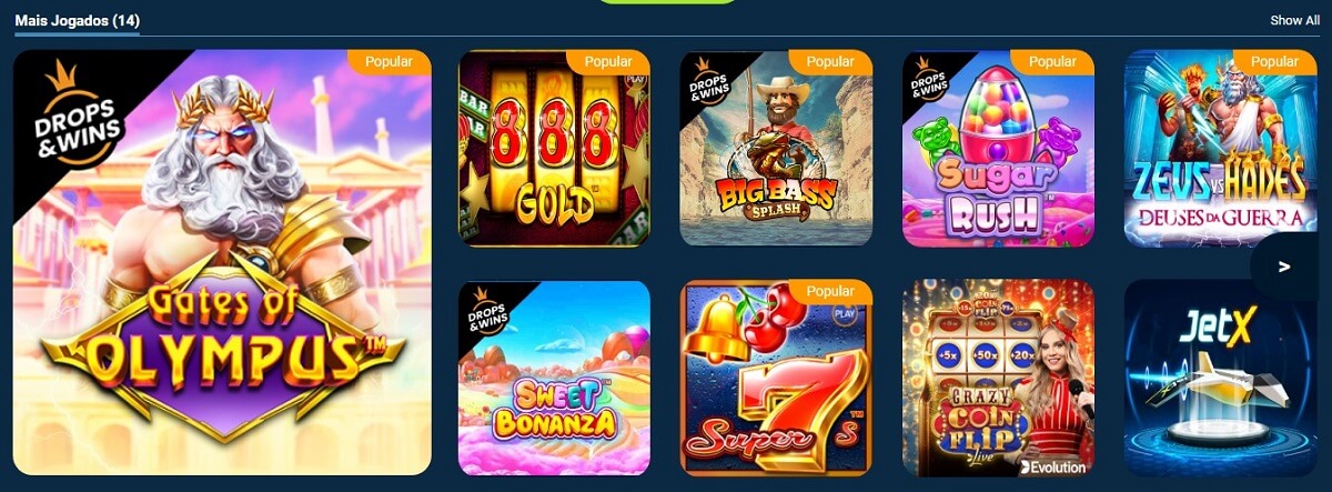 pixbet casino games