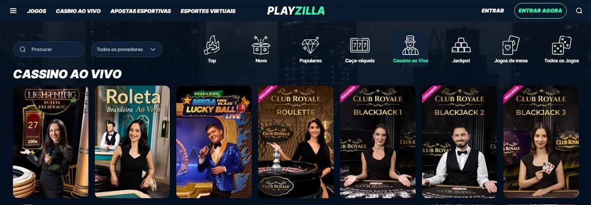 playzilla live casino